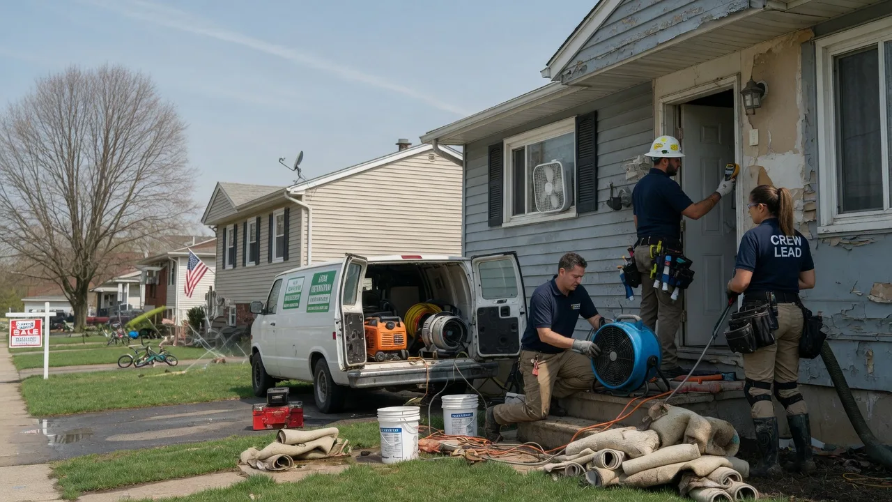 Flood Cleanup in Wingett Run, OH near me
