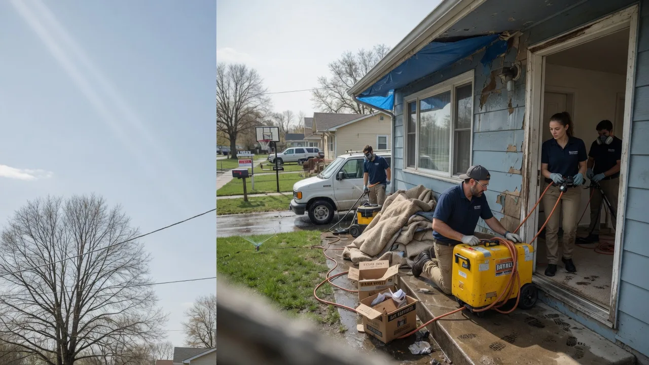 Basement Flood Cleanup in Wingett Run, OH near me
